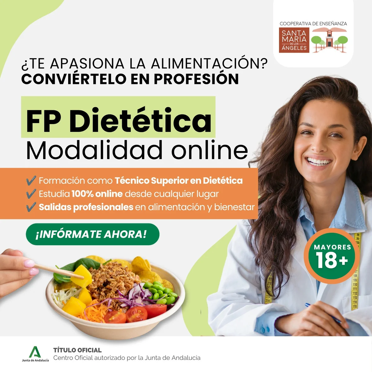 Dietetica_Privada Dietética Online grado privado